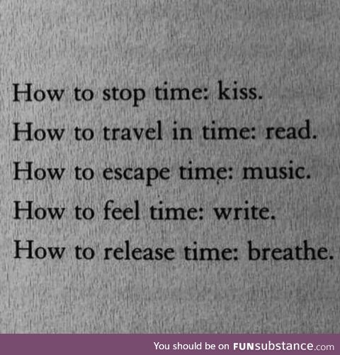How to with time