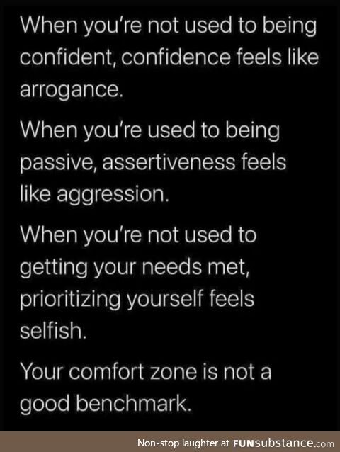 You do you and feel good about it