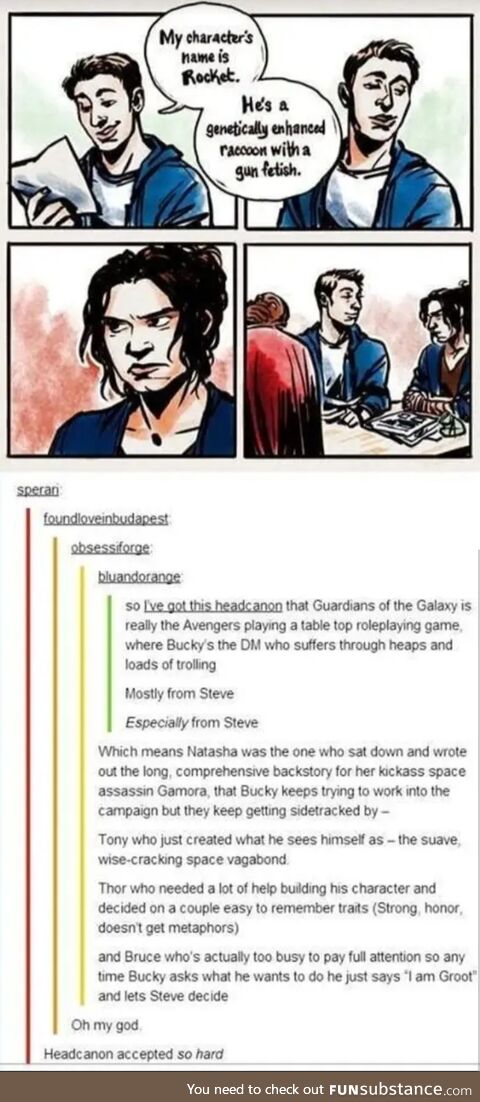 A lot of the MCU reminds me of a DnD campaign