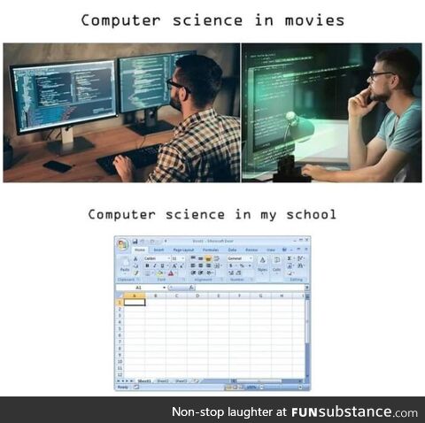 We were always taught Excel in our computer class