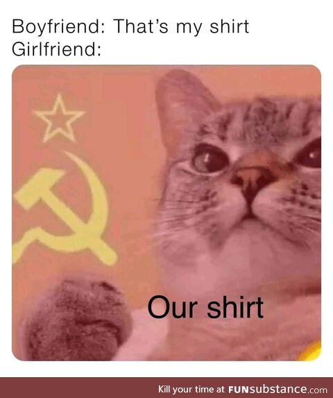 What's her's is her's, and what's mine is her's