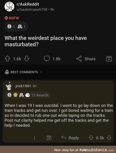 Post nut clarity hits hard