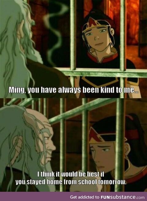Prison daddy probably went to her home before leaving the Fire Nation to steal her tea