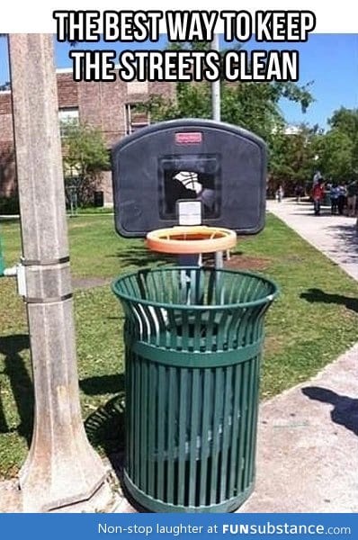 Keeping the street clean