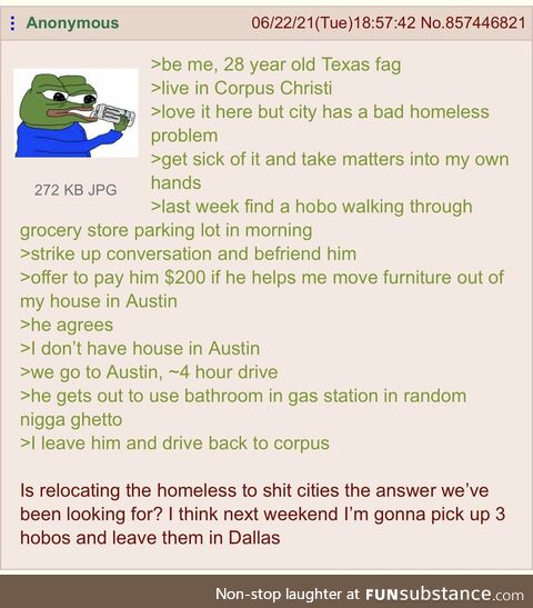 Anon has a hobo problem