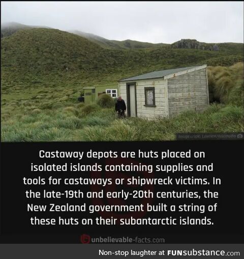 Oh, to be a castaway in a hut
