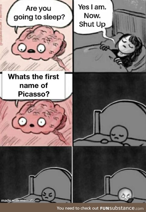 Never thought of it until now
