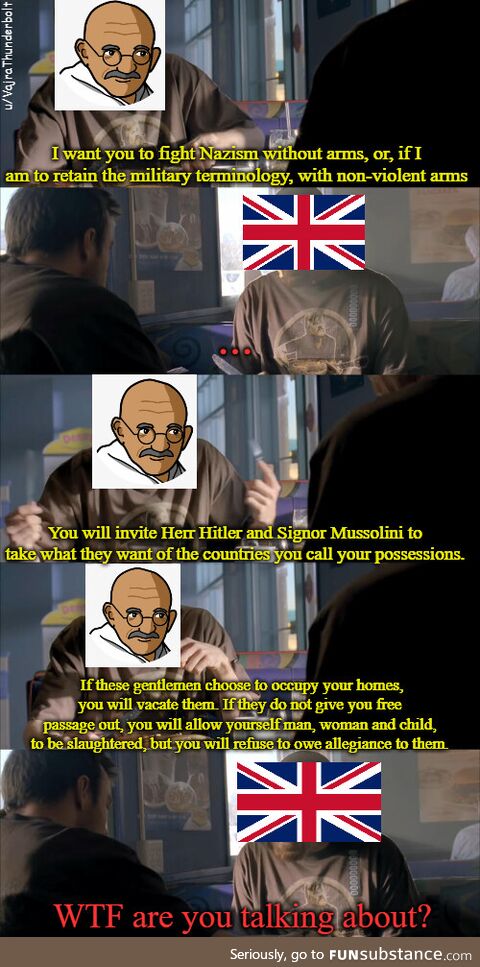 Gandhi's appeal to every Briton
