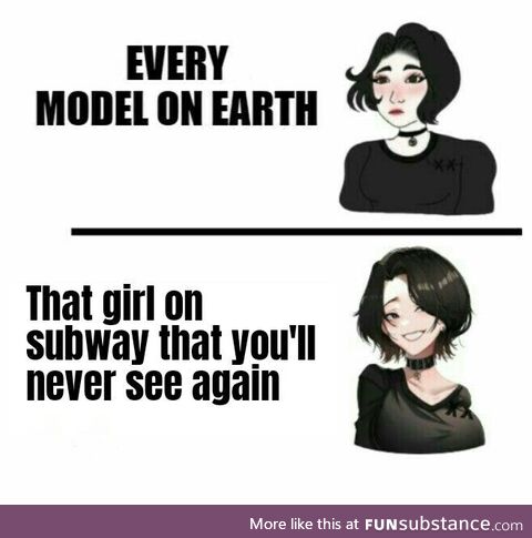 Girl on subway