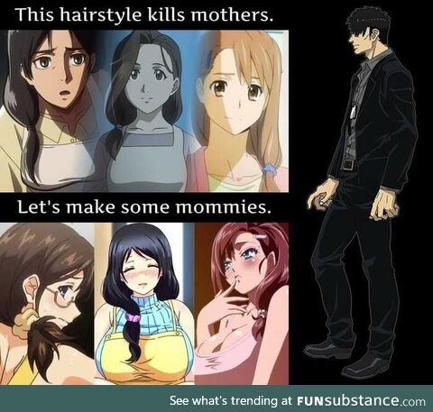 Anime mom hairstyles