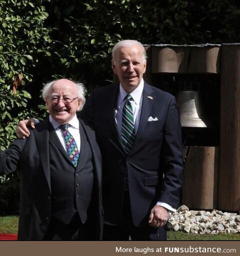 Joe Biden fails to claim the Leprechaun’s gold, Ireland 1993