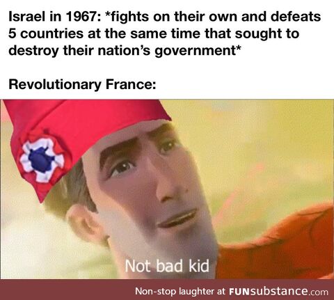 In the War of the First Coalition Revolutionary France fought and defeated 10 European