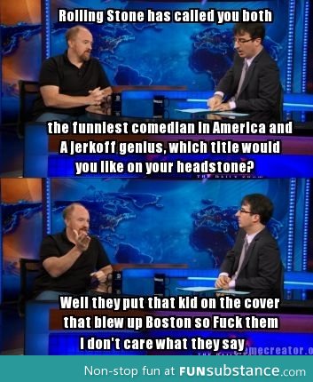 Louis c.k.'s take on rolling stone