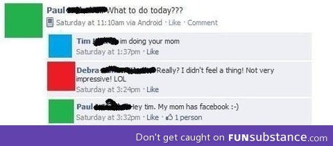 Mom wins. Mom always wins