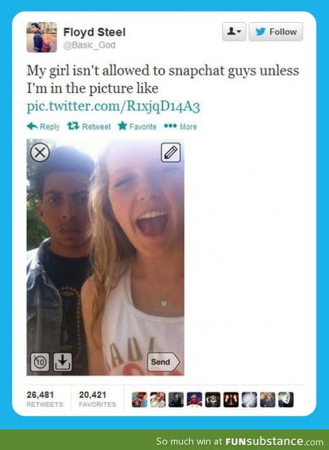 Jealous boyfriend