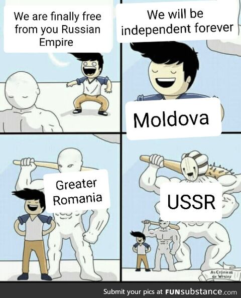 Making a meme of every country's history day 165: Moldova