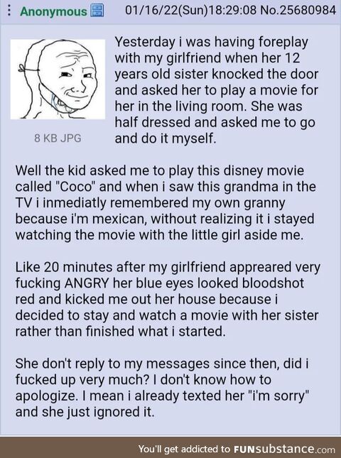 Based Father Material Anon chooses Coco over smashing