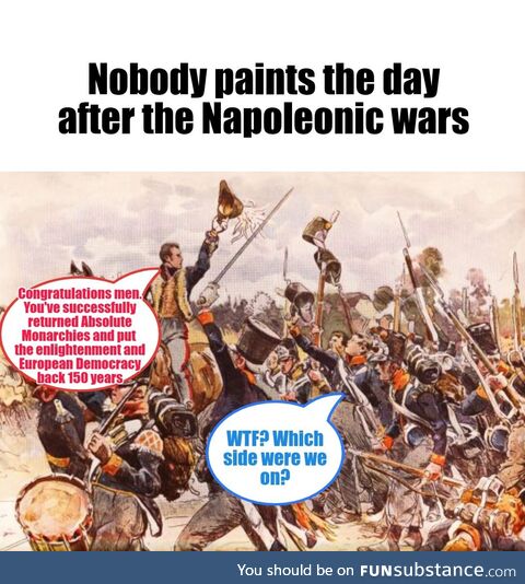 People always equate Napoleon and Hitler