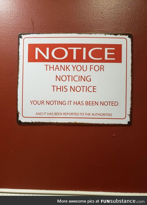 Notice of notice