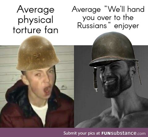 Who needs torture when you've got Russian friends?
