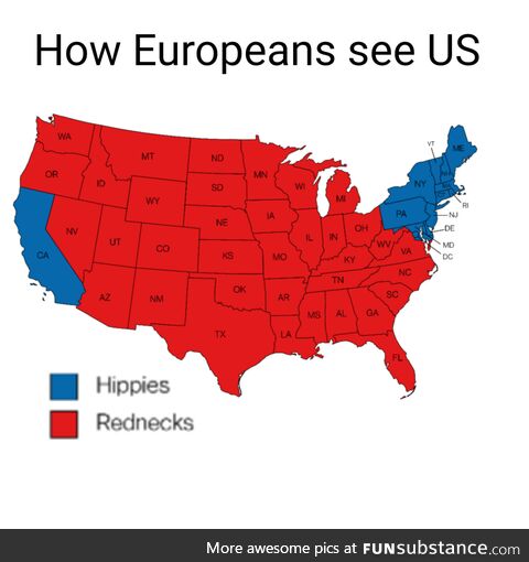 How Europeans see US