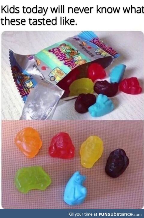 Um they tasted like a gummy candy?