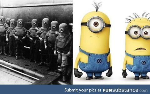 People are trying to forget that the minions helped Adolf Hitler during ww2