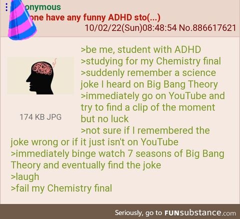 Anon has ADHD