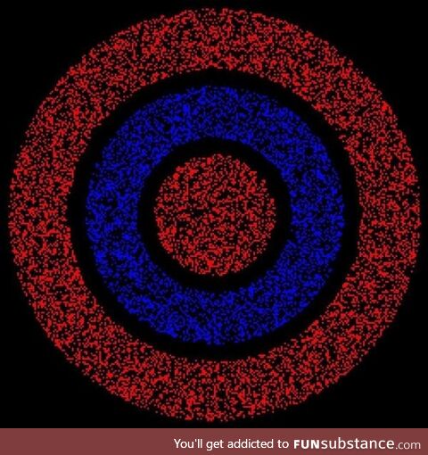 Some kind of stereogram that forces you to see this in 3D with little effort