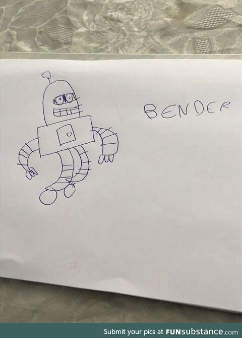 Bender picture for my friends (you guys) :)