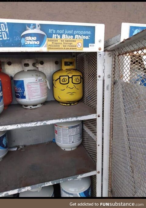 She's alright, she's alright she's alright....... Propane