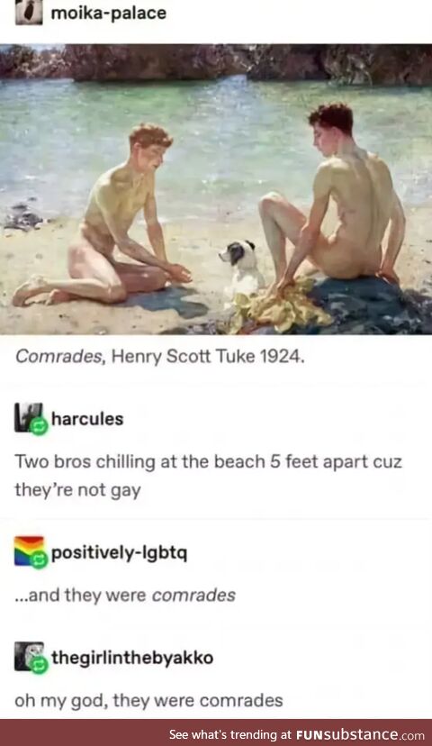 Omg they where comrades