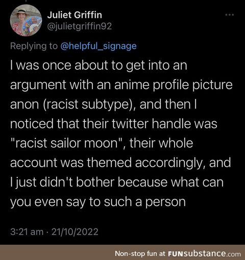 Racist weeb keep the normie away