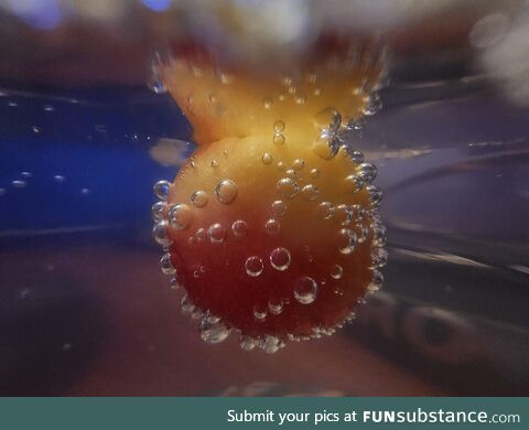 Photo I took of a cherry in my soda