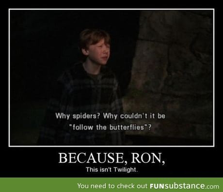 You're not in Twilight Ron