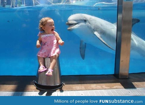 The look of pure terror!