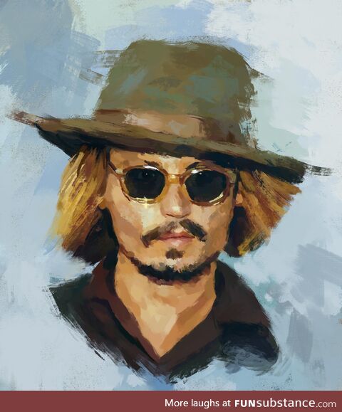 Johnny Depp, Digital painting by me
