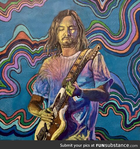 Painting I just finished of Kevin Parker aka Tame Impala