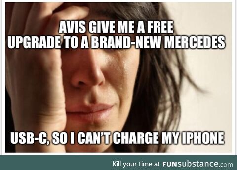 But seriously, I had to go buy a new cable