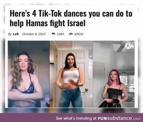 Ima wait till Hamas drops their dances