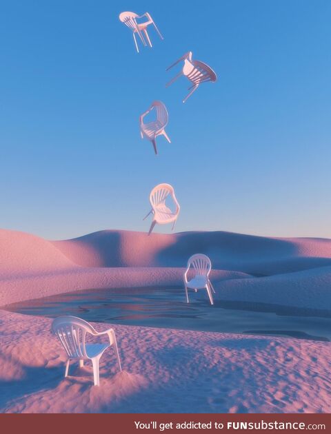I like making surreal renders. This is my first piece for 2022