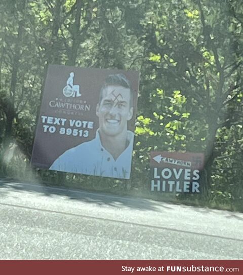 Spotted in my North Carolina town [OC]