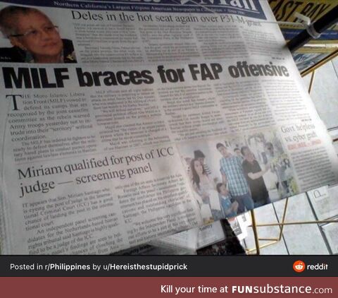 Safe to say that my country has either the best or worst taste in acronyms
