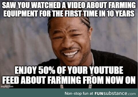 Guess I'm a farmer now