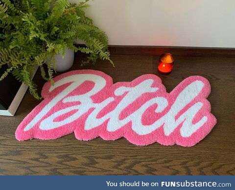 Handmade b*tch rug [oc]