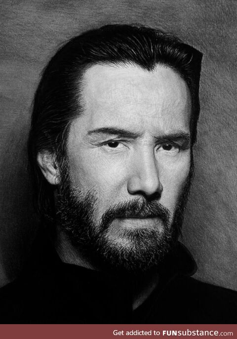 Keanu Reeves, Pencils, Lots of Pencils on Paper