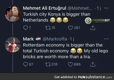 "Turkiye number 1" he typed, from his apartment in Berlin