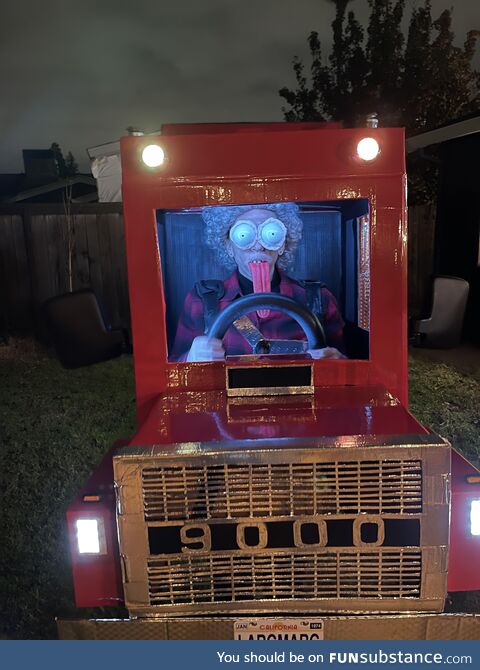 Dressed up as the absolute scariest thing I remember seeing as a kid