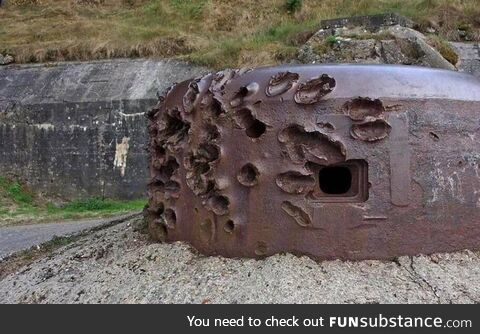 World War II bunker in Saint-Malo, France