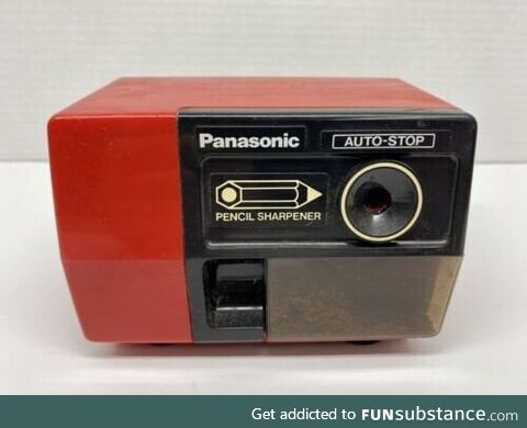 A very common pencil sharpener in the 90s